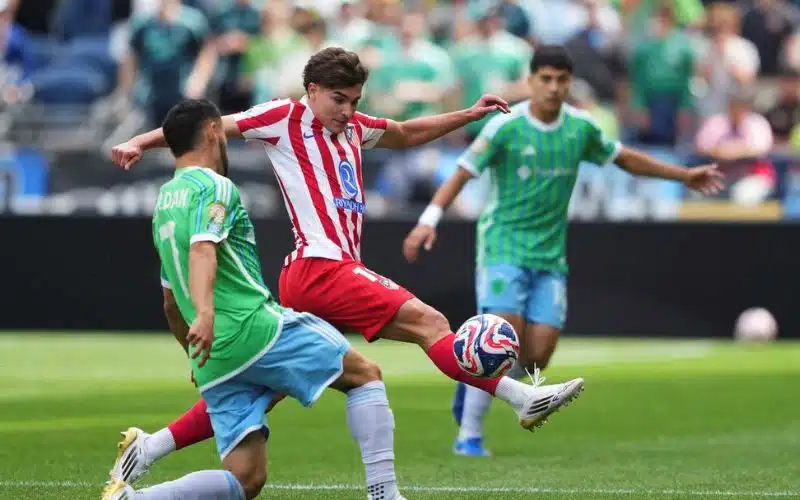 Highlight kết quả Seattle Sounders 1-3 Atletico Madrid: Đại diện châu Âu giành trọn 3 điểm đầu tiên 2 dien bien hiep 1 9.jpg